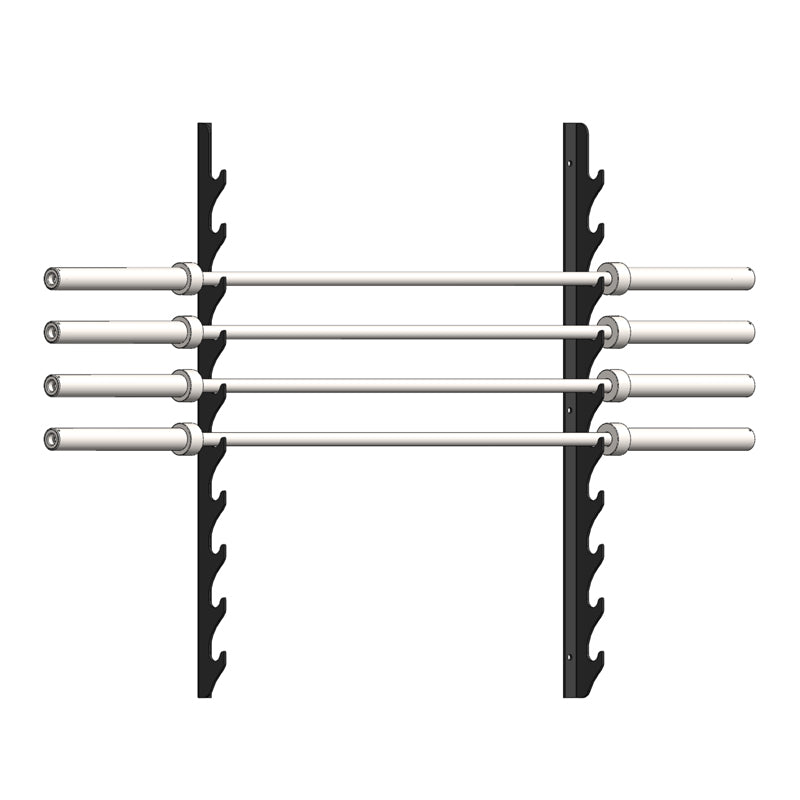 Wall Mounted Barbell Storage Rack for 10 Bars
