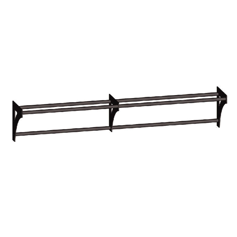 PL04 Long Triple Pullup Bar for MD Series Racks