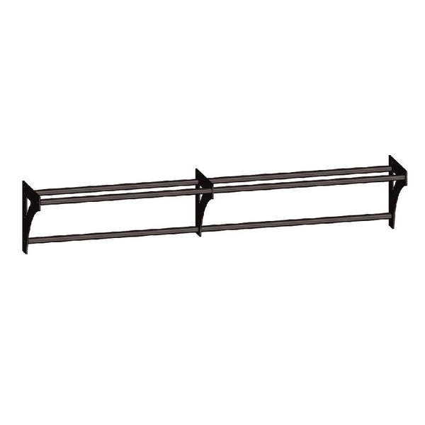 PL04 Long Triple Pullup Bar for MD Series Racks
