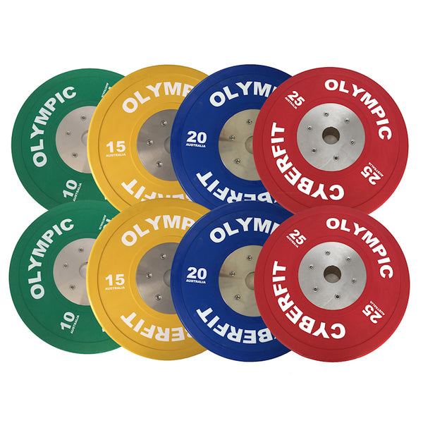 Olympic Bumper Plates Set 140kg ELITE Bumpers