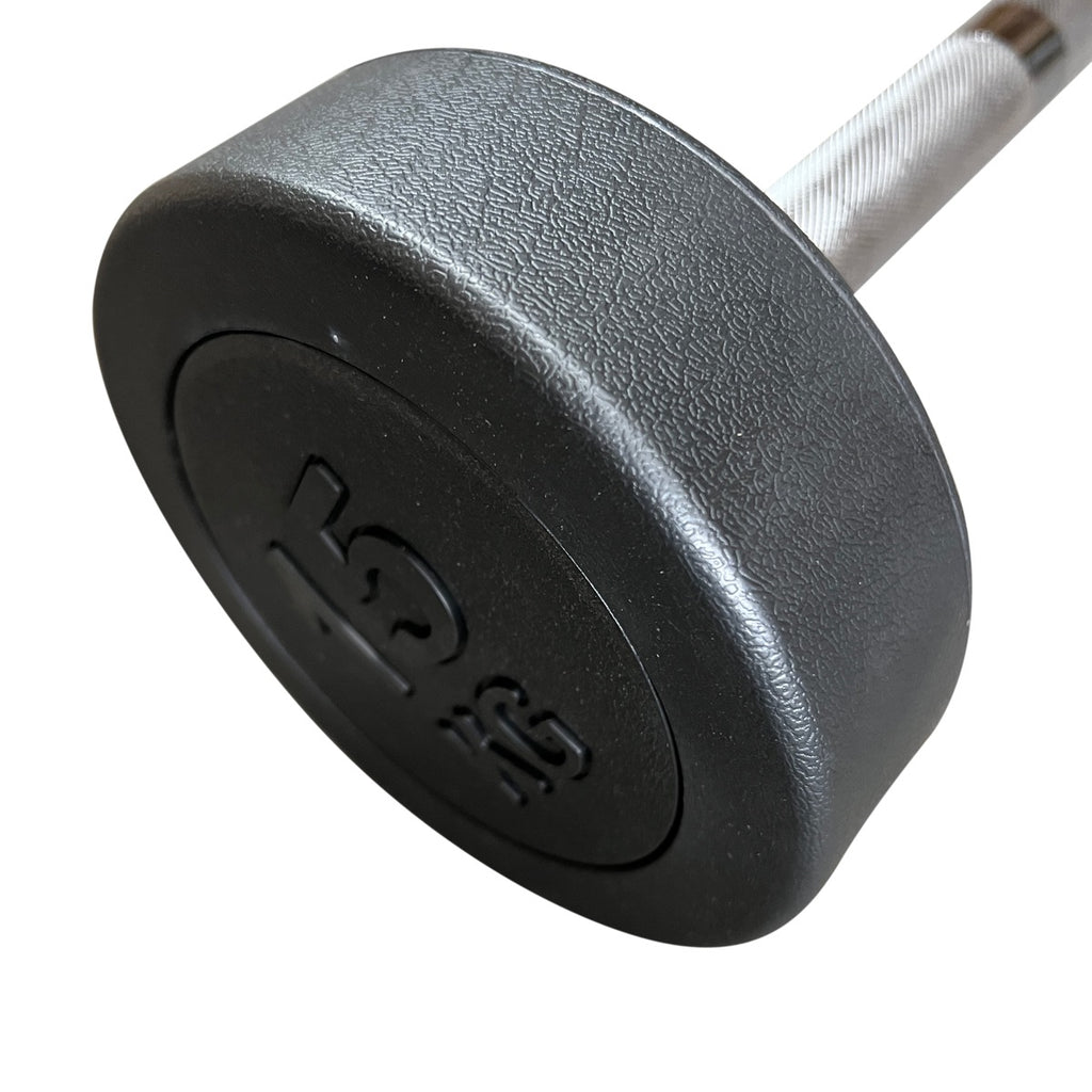 Commercial Rubber Barbells Set 10-50kg with Rack