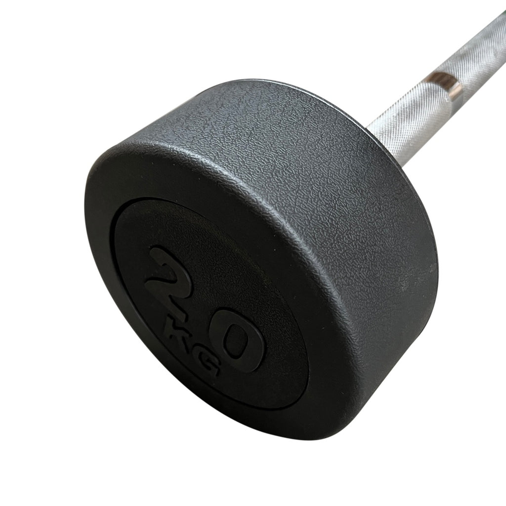 Commercial Rubber Barbells Set 10-50kg with Rack