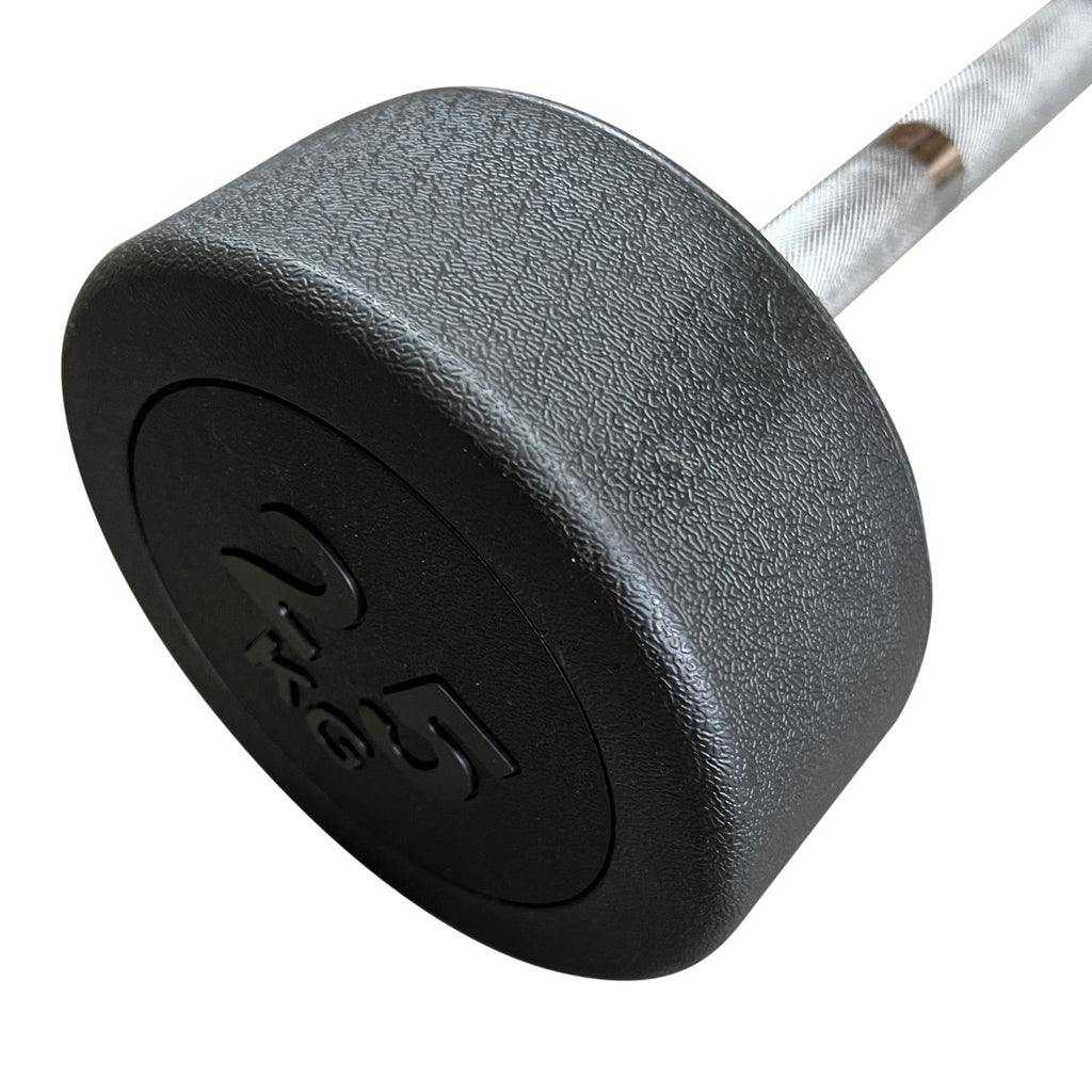 Commercial Rubber Barbells Set 10-40kg with Rack