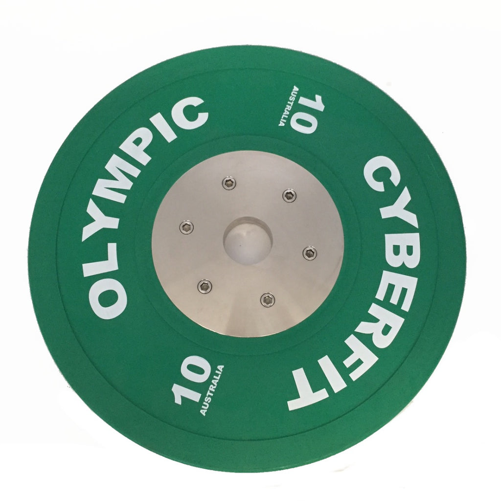 Olympic Bumper Plates Set 127kg with 1000lb bar