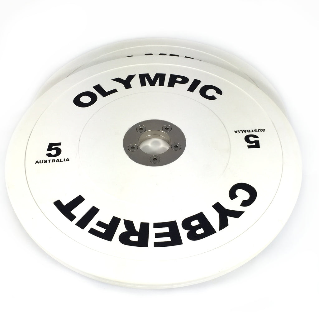 Olympic Bumper Plates Set 127kg with 1000lb bar