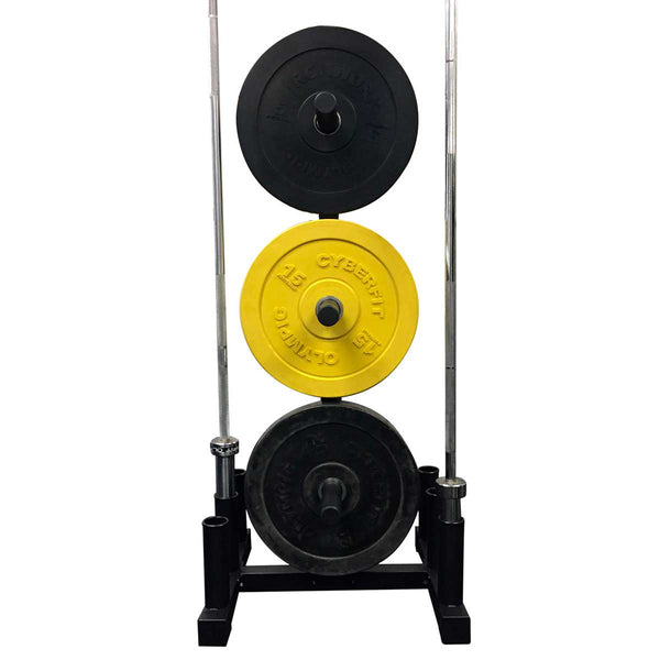Olympic Bumper Weight Plate Storage Rack Stand