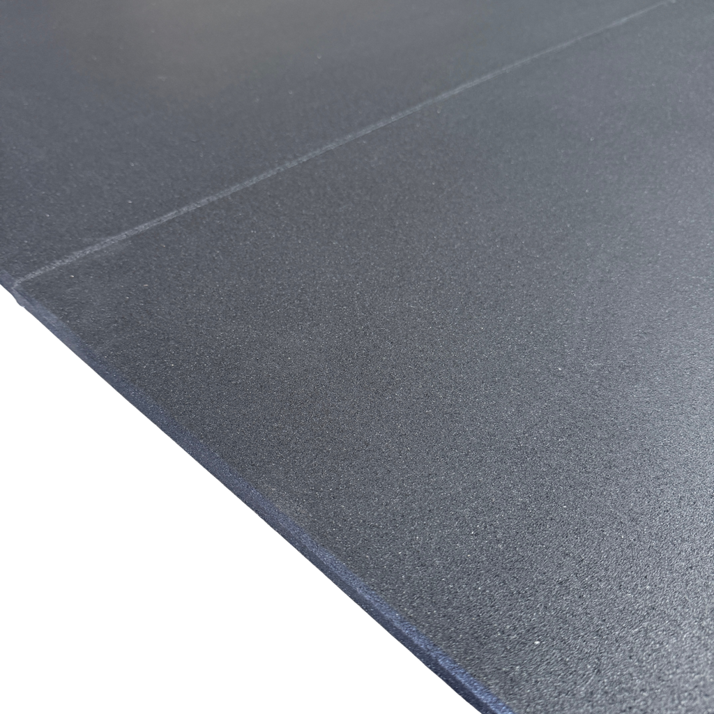 Rubber Gym Flooring Tile 1m x 1m x 15mm Premium Commercial Black