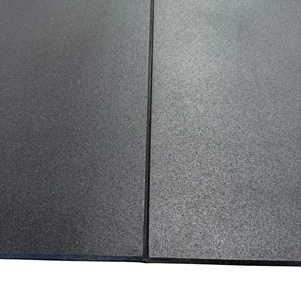 Rubber Gym Flooring Tile 1m x 1m x 15mm Premium Commercial Black