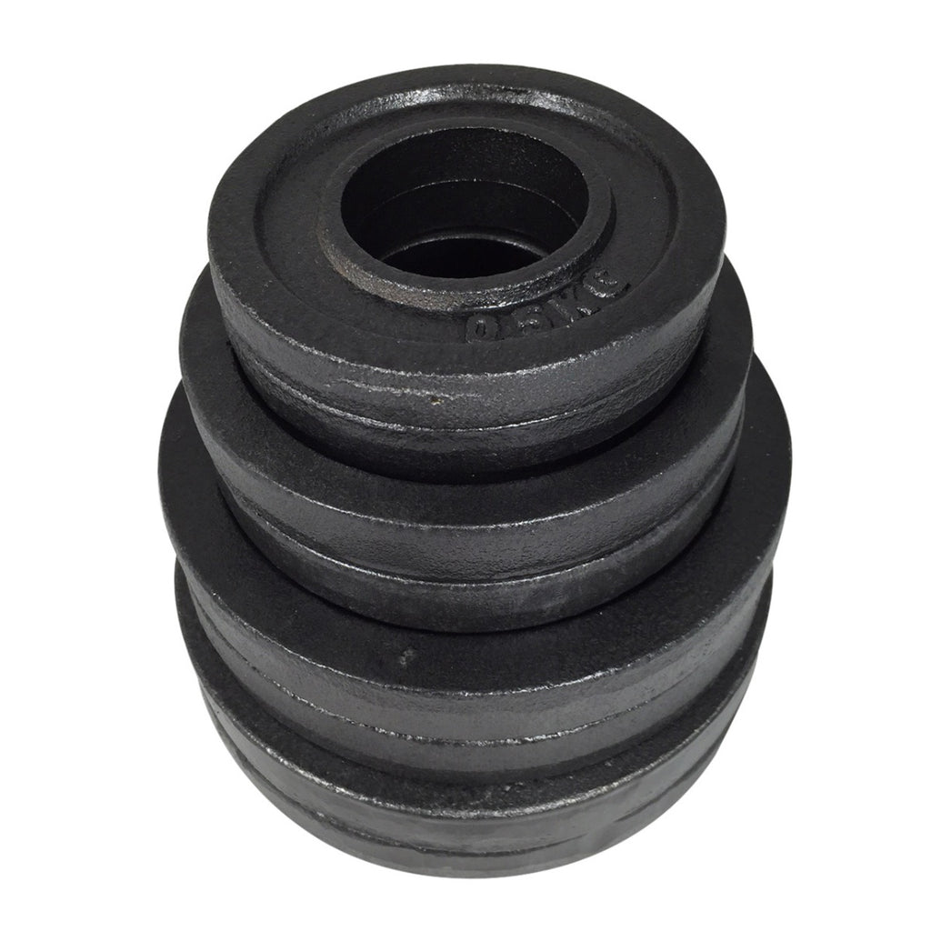 Olympic Bumper Plates Set 127kg with 1000lb bar