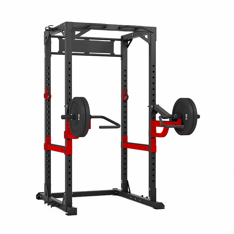 Commercial Half Rack Package with Bench and Weight Set