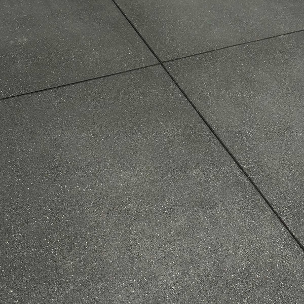 Rubber Gym Flooring Tile 1m x 1m Grey Fleck