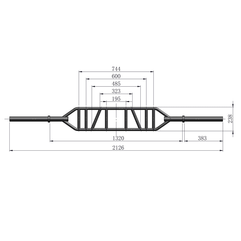 Olympic Swiss Bar Solid Steel