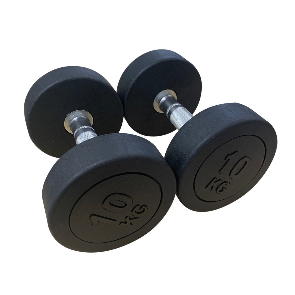 Rubber Dumbbells 10kg