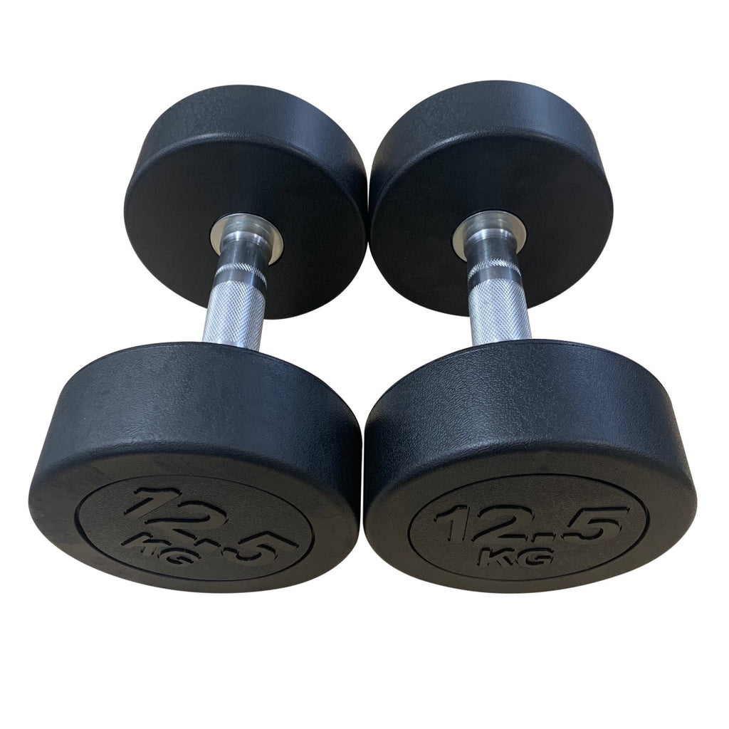 Rubber Dumbbells 12.5kg