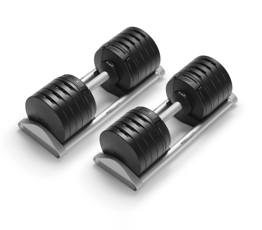 NÜOBELL S5100 100lb (45kg) ADJUSTABLE DUMBBELLS PAIR