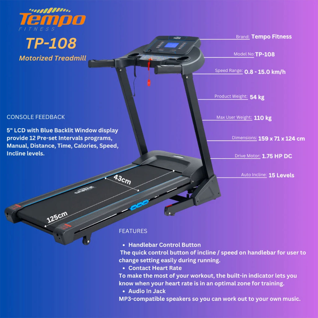 TEMPO T108 Treadmill