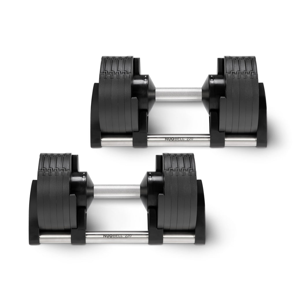 NÜOBELLS 20kg ADJUSTABLE DUMBBELLS PAIR