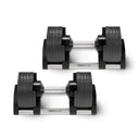 NÜOBELLS 20kg ADJUSTABLE DUMBBELLS PAIR