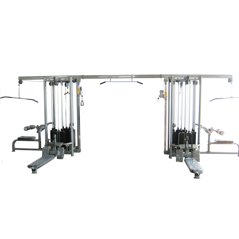 8 Station Multigym + Cable Crossover Commercial