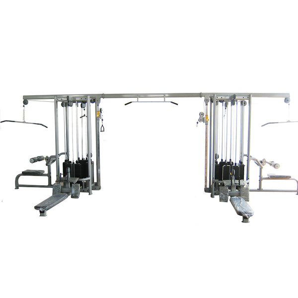 8 Station Multigym + Cable Crossover Commercial