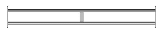 PL02 Long Double Pullup Bar for MD Series Racks