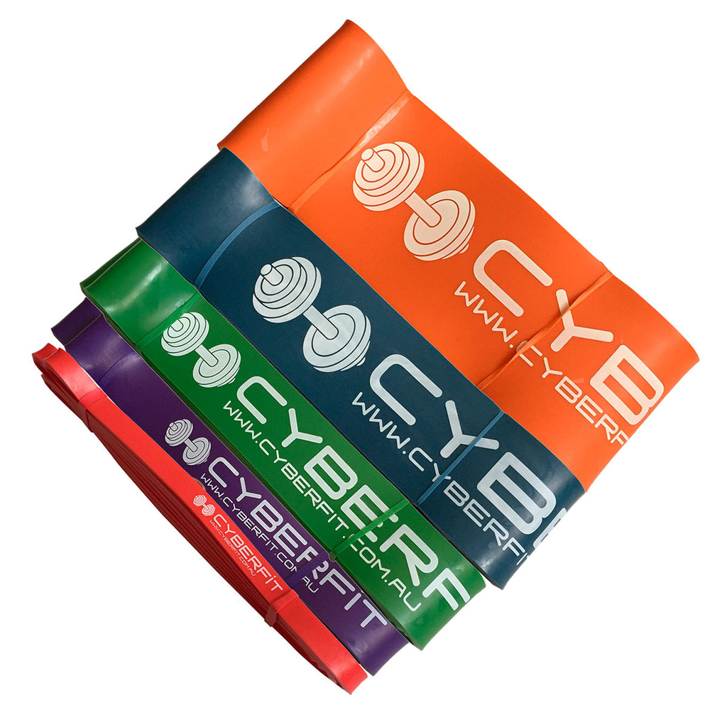 5x Latex Resistance Loop Bands XXS-XL PACK