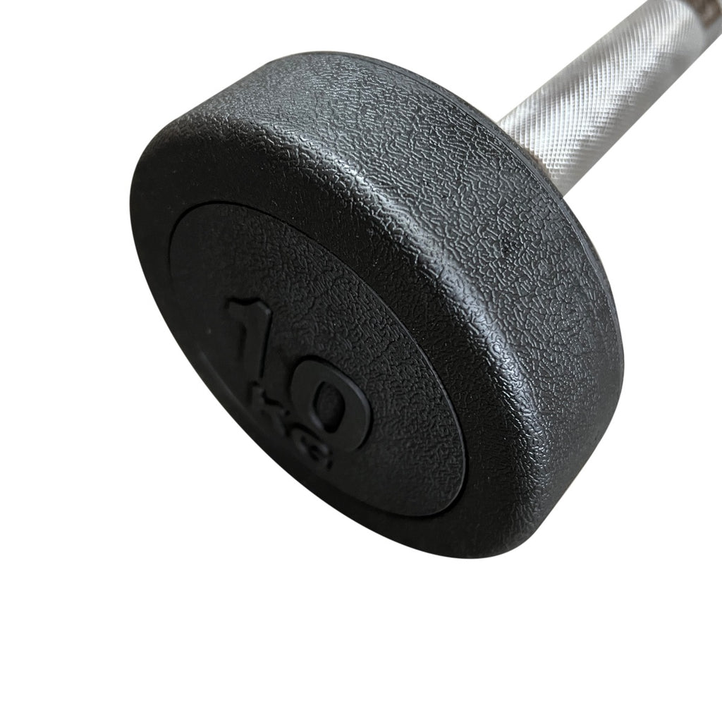 Commercial Rubber Barbells Set 10-50kg with Rack