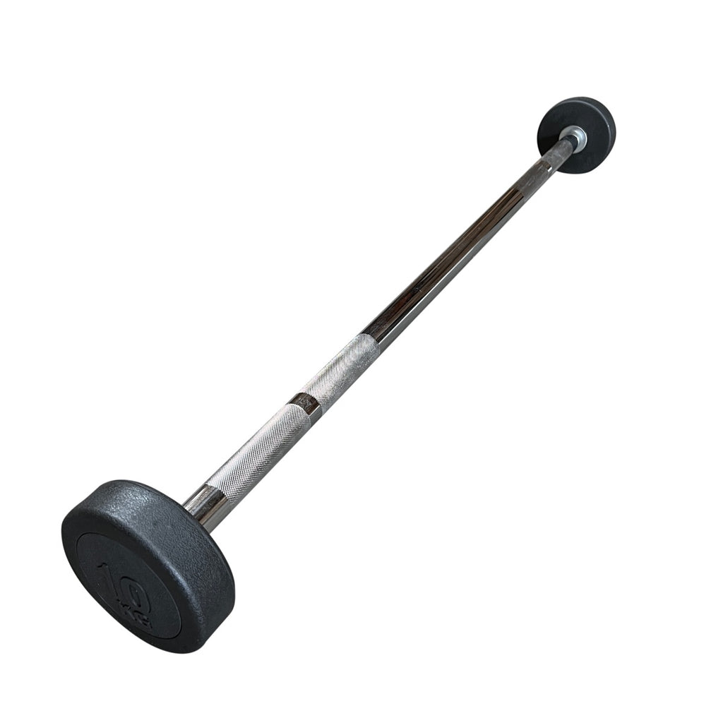 Commercial Rubber Barbells Set 10-40kg with Rack