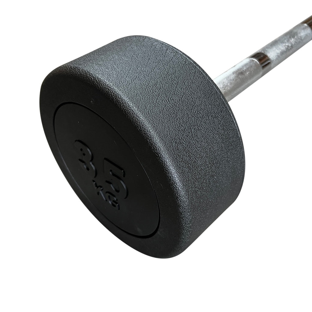Commercial Rubber Barbells Set 10-40kg with Rack