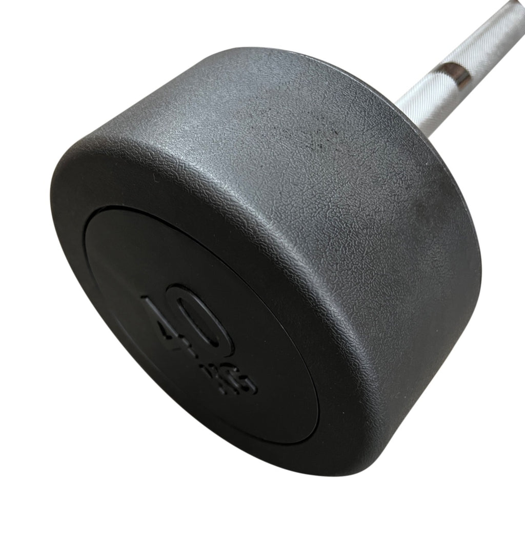 Commercial Rubber Barbells Set 10-40kg with Rack