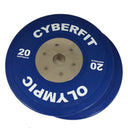 Olympic Bumper Plates Set 127kg with 1000lb bar