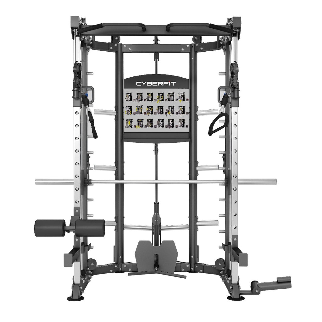 Multi Functional Smith Machine Half Rack