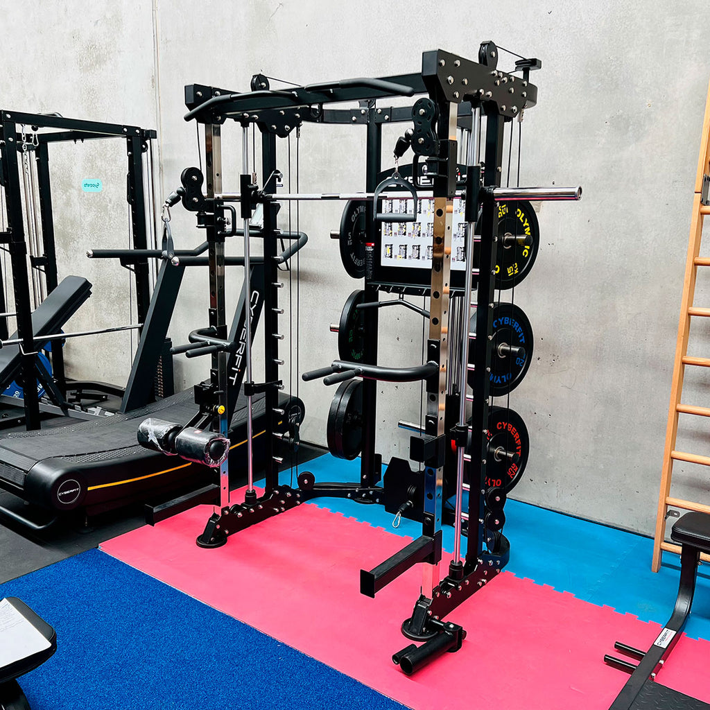 Multi Functional Smith Machine Half Rack