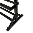 Rubber Hex Dumbbells Set 2-40kg (17 pairs) with 4 Tier Rack