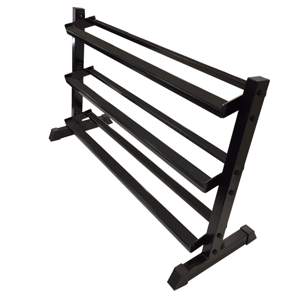 Hex Dumbbell Set 5-40kg (8 pairs) with 3 Tier Rack