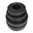 Olympic Bumper Plates Set 127kg with 1000lb bar