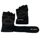 Cyberfit Gym Gloves Elite Suede with Wrist Cuff Size M