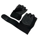 Cyberfit Gym Gloves Elite Suede with Wrist Cuff Size M
