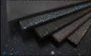 Rubber Floor Tile Gym Mat 1m x 1m Red Fleck