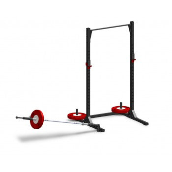 Commercial Half Rack Package with Bench and Weight Set