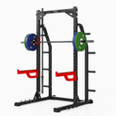 Commercial Half Rack with Plate Storage Racks & Band Pegs