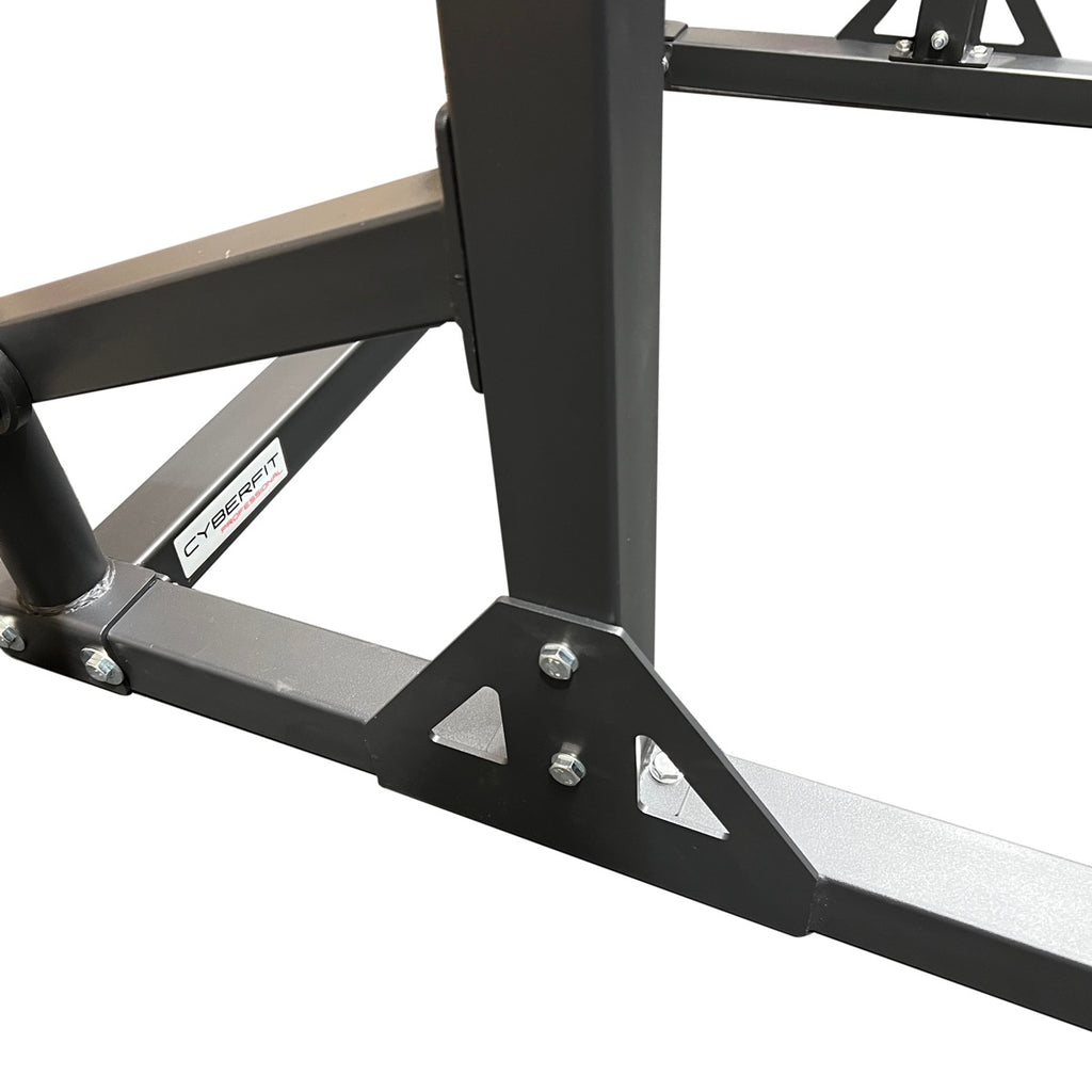 Half Rack with Pullup Bar plus Plate and Barbell Storage