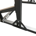 Half Rack with Pullup Bar plus Plate and Barbell Storage
