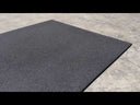Rubber Floor Tile Gym Mat 1m x 1m Red Fleck