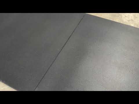 Rubber Gym Flooring Tile 1m x 1m x 15mm Premium Commercial Black