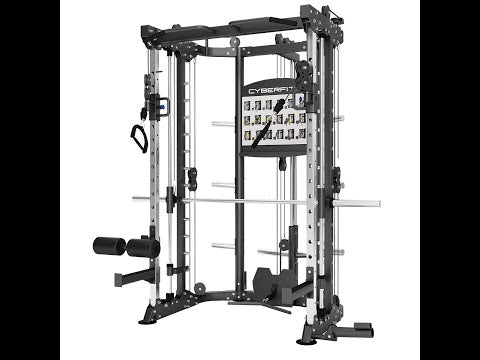 Multi Functional Smith Machine Half Rack