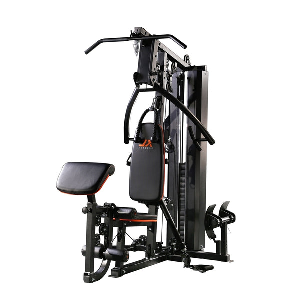 JX Fitness Home Gym with Leg Press + Cable Crossover