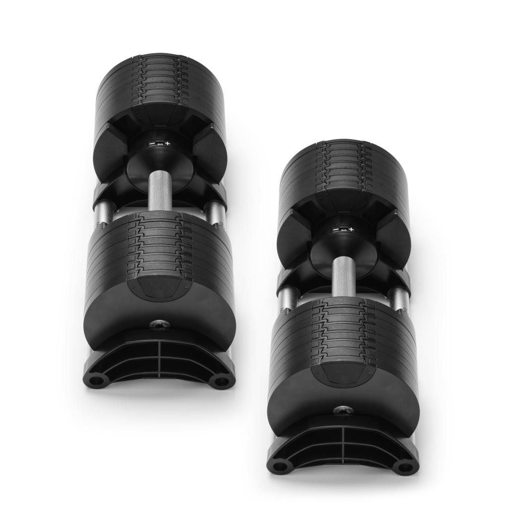 NÜOBELLS 80lb (36KG) ADJUSTABLE DUMBBELLS PAIR