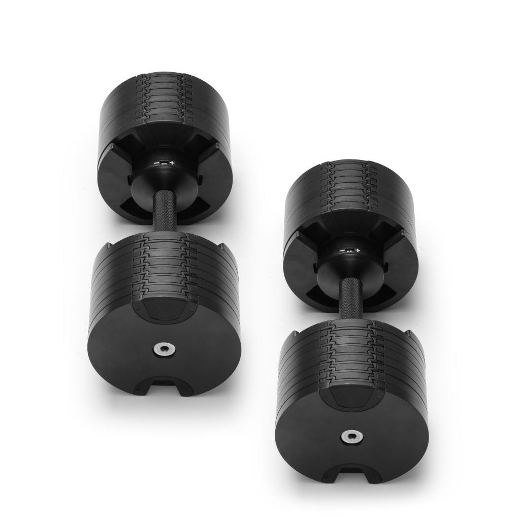 NÜOBELLS 80lb (36KG) ADJUSTABLE DUMBBELLS PAIR