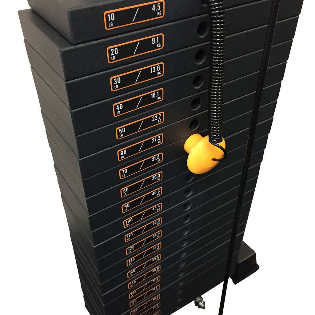 210lb Steel Weight Stack for Lat Pulldown Seated Row Attachment